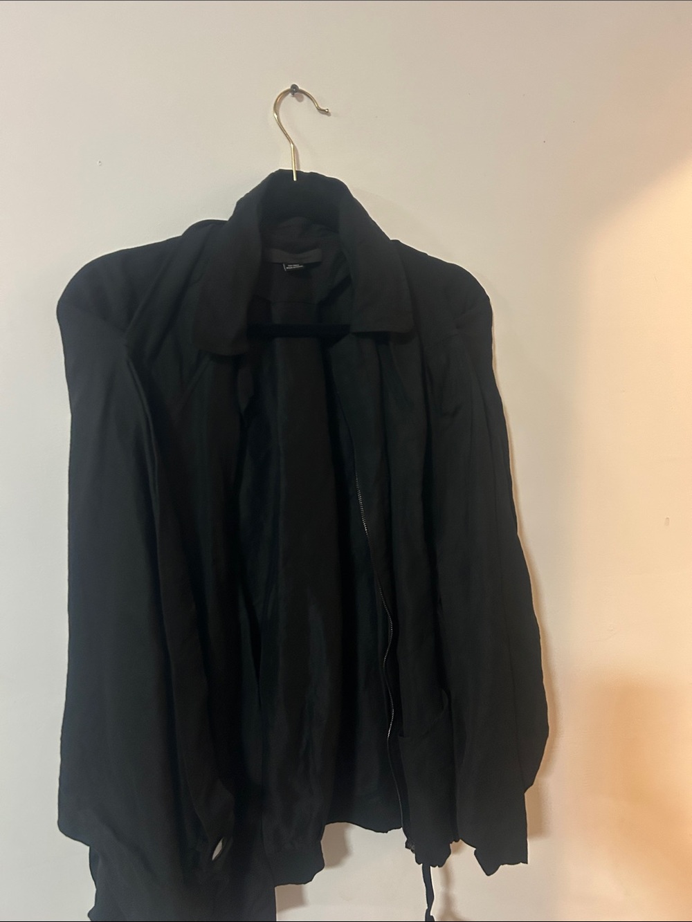 Alexander Wang Black Draped Blazer Jacket